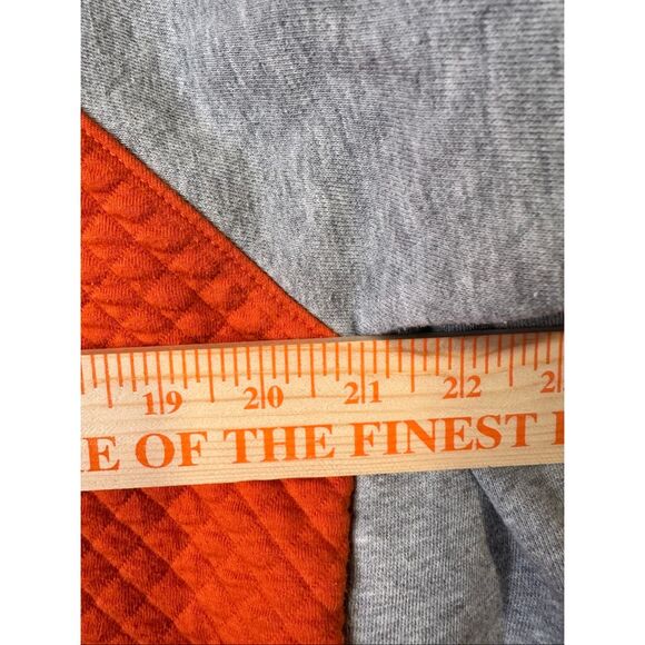 KA Knight Kids Vintage Miami Hurricane Orange/Green quilted sweater 14-16 - Picture 5 of 8